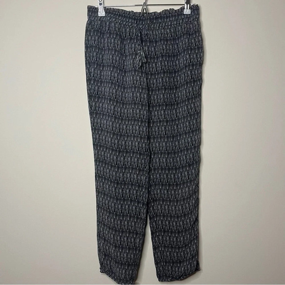 JOIE 100% Silk Jourdana Printed Beachy Boho Flowy Tassel Tie Joggers - Picture 2 of 11